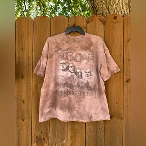 Vintage Founding Fathers tie dye T-shirt size XL.